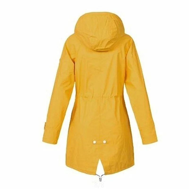 Liana | Trenchcoat mit wasserdichtem Material und verstellbarem Taillenzug für Damen