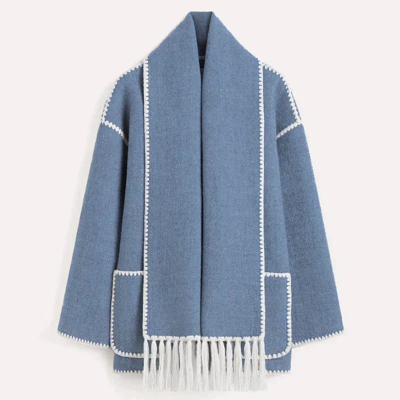 Livia | Jacke mit Integriertem Schal und Isolierendem Material für Damen