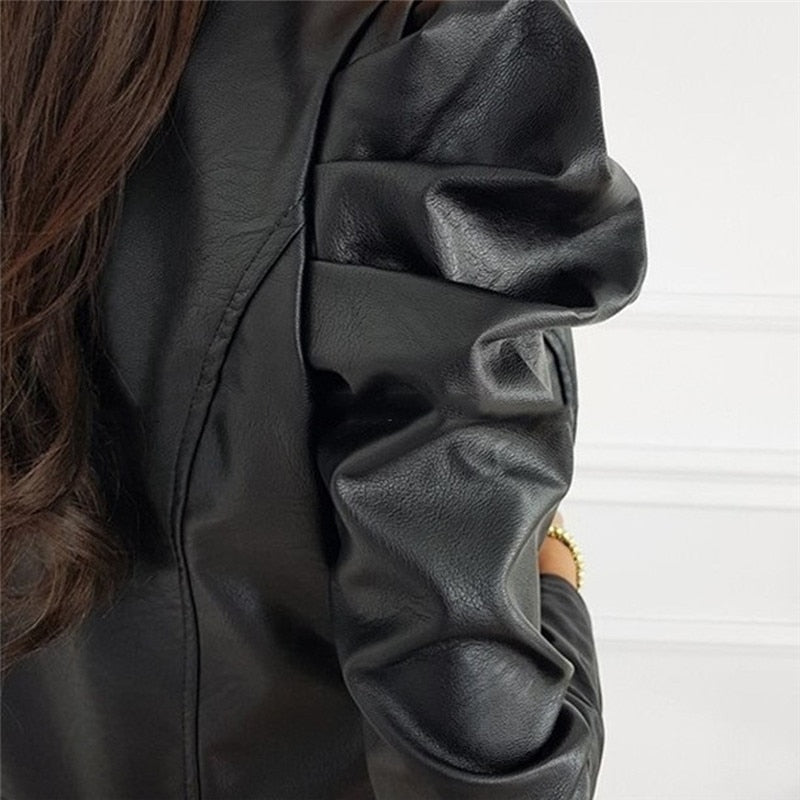 Aurelia | Jacke mit eleganter Lederoptik und modernem Schnitt für Damen