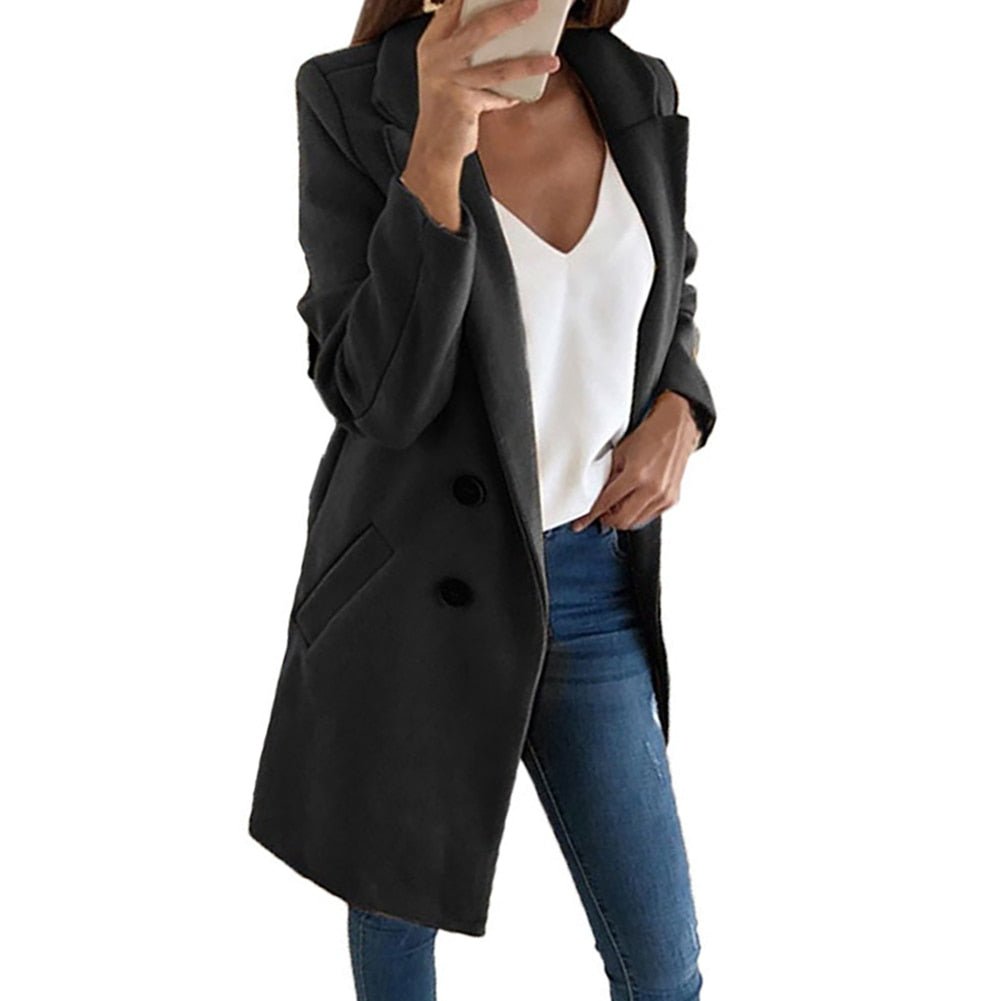 Siena | Blazermantel mit elegantem Design und geräumigen Taschen für Frauen