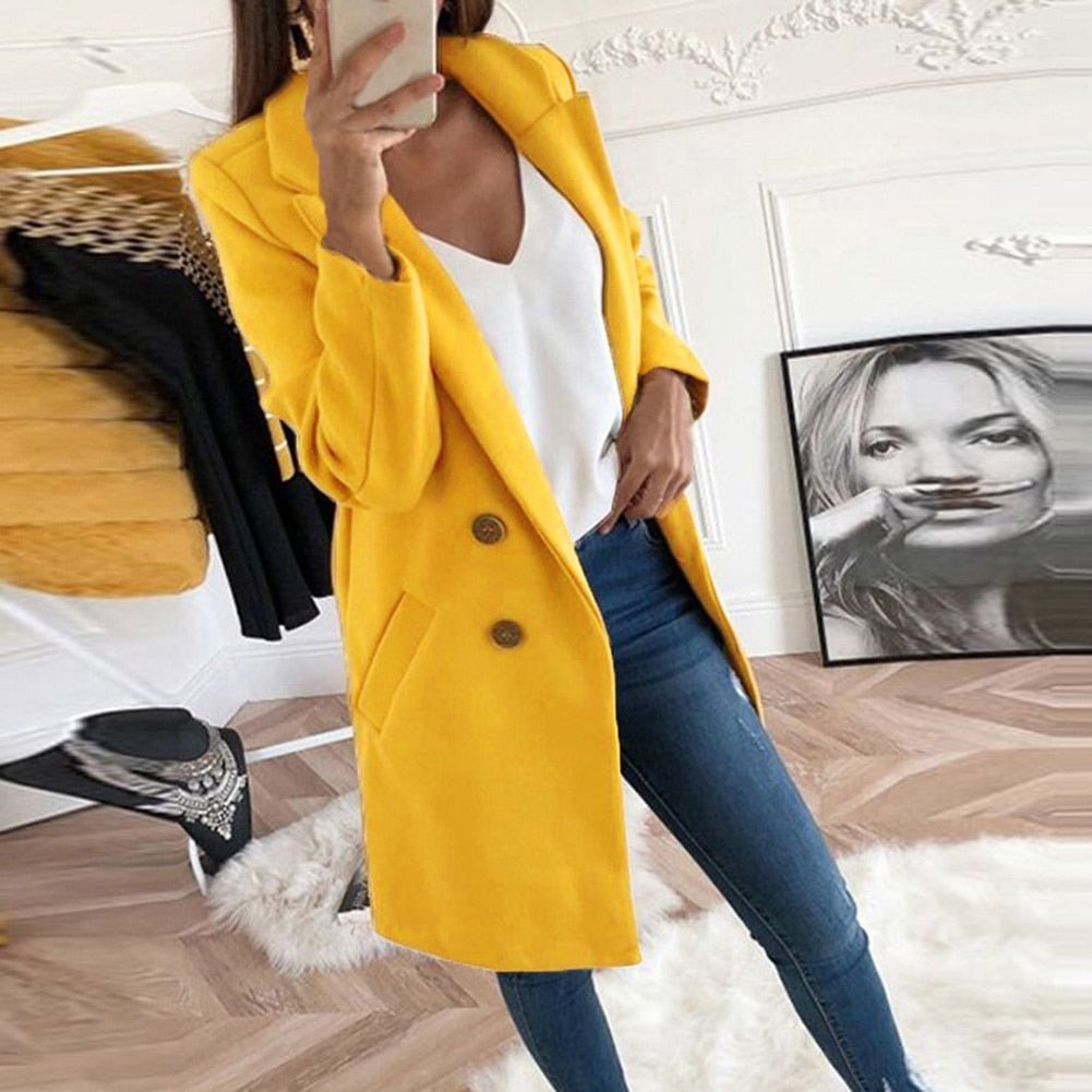 Siena | Blazermantel mit elegantem Design und geräumigen Taschen für Frauen
