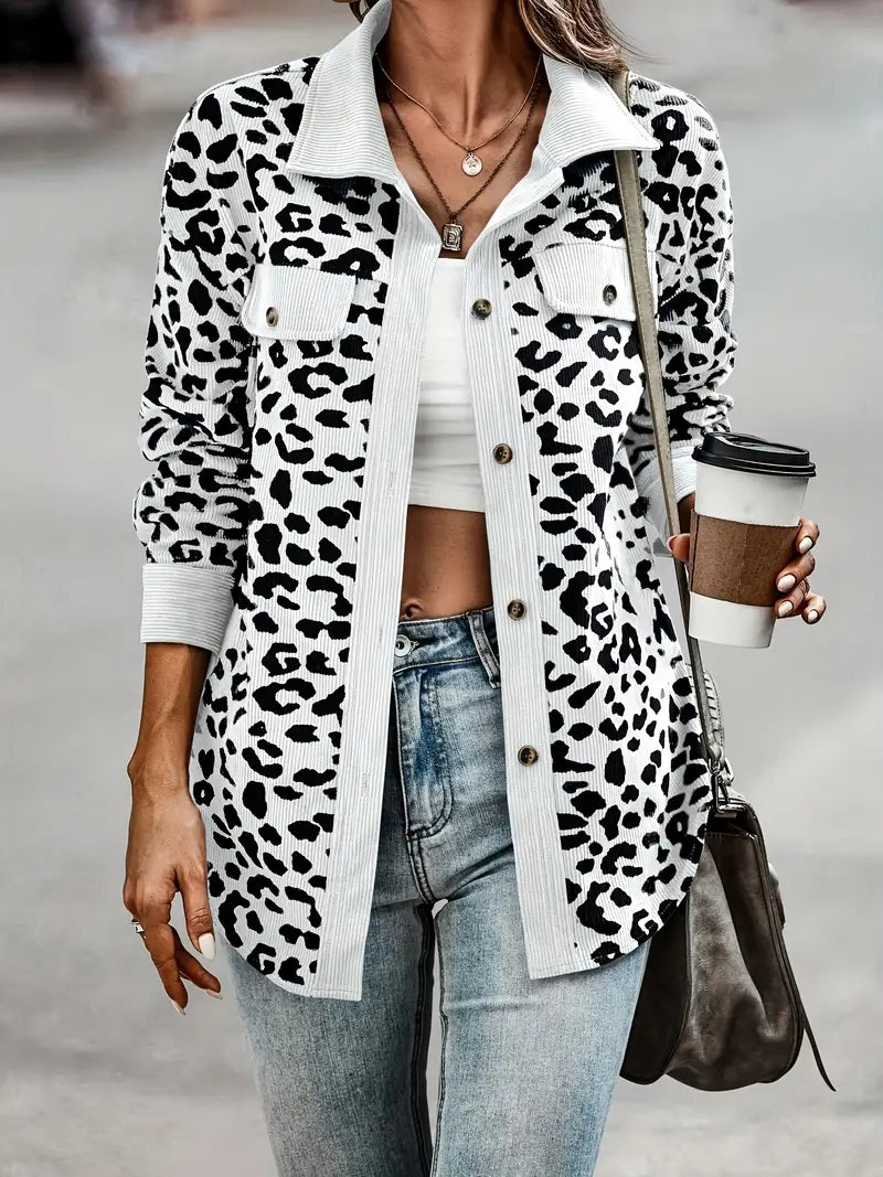 Luna | Leoparden-Jacke mit Stilvollem Muster und Premium-Qualität für Damen