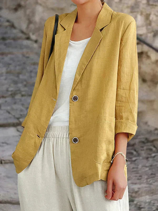 Celestina | Blazer mit Maßgeschneiderter Passform und Funktionalen Taschen für Damen