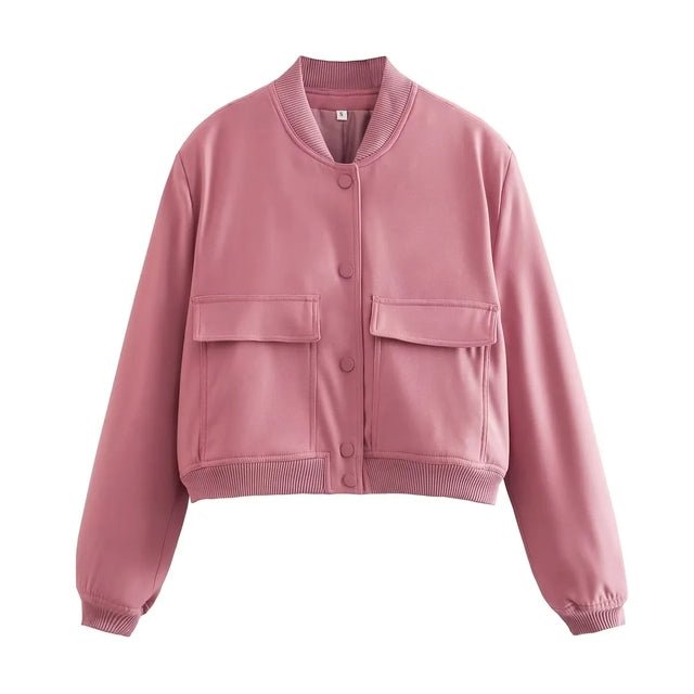 Livia | Bomberjacke mit stilvollen Maxi-Taschen für Damen