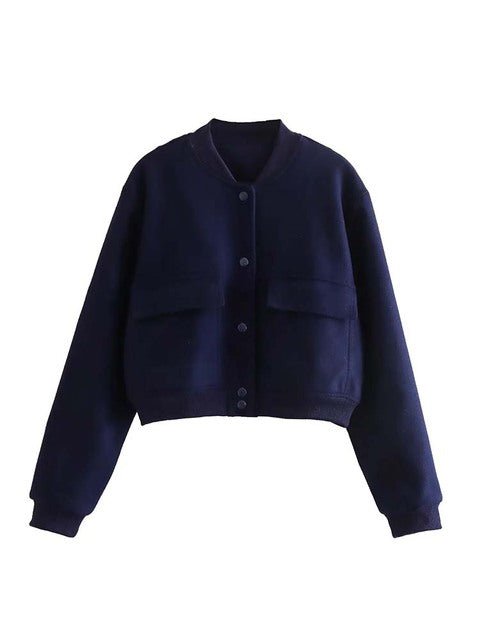 Livia | Bomberjacke mit stilvollen Maxi-Taschen für Damen