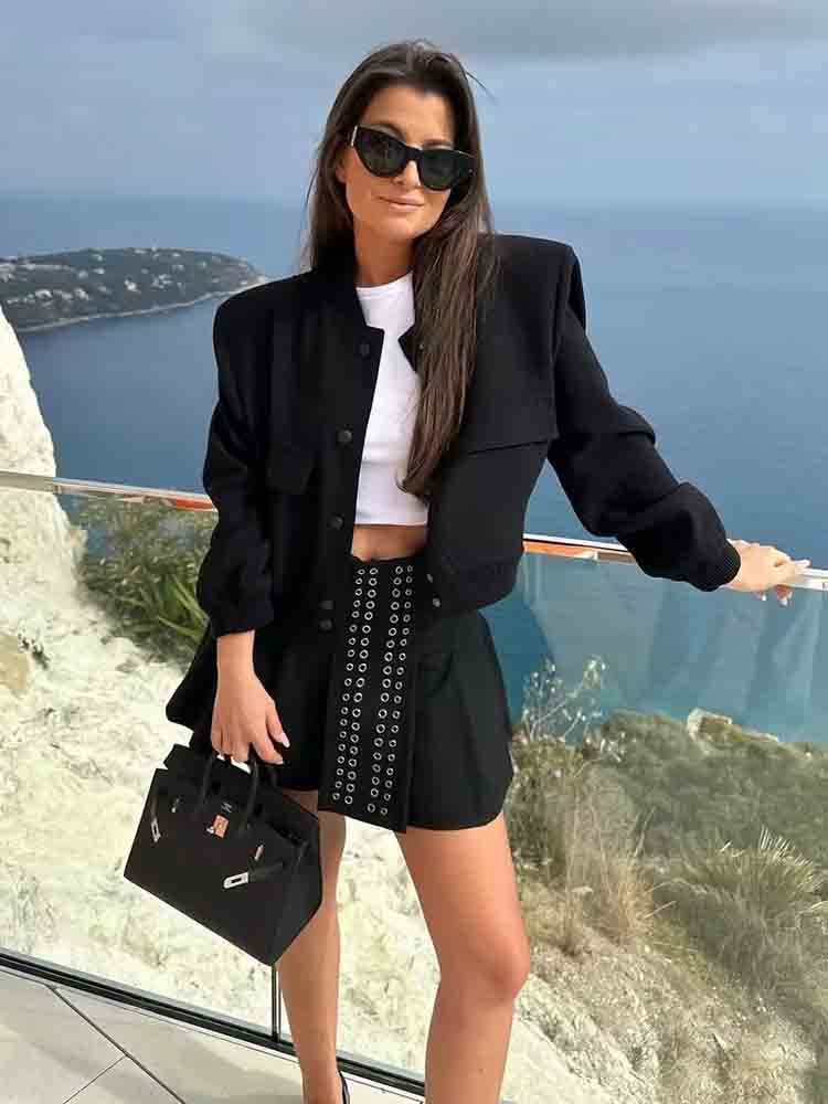 Livia | Bomberjacke mit stilvollen Maxi-Taschen für Damen