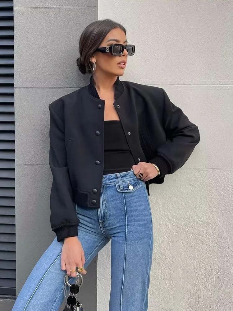 Livia | Bomberjacke mit stilvollen Maxi-Taschen für Damen