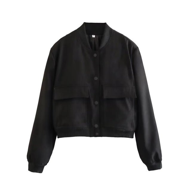 Livia | Bomberjacke mit stilvollen Maxi-Taschen für Damen