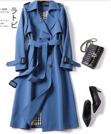Celestia | Trenchcoat mit zeitlosem Stil und wetterfestem Design für Frauen
