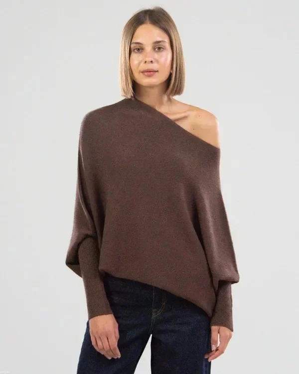 Celestia | Pullover mit Asymmetrischem Design und Atmungsaktivem Stoff für Frauen
