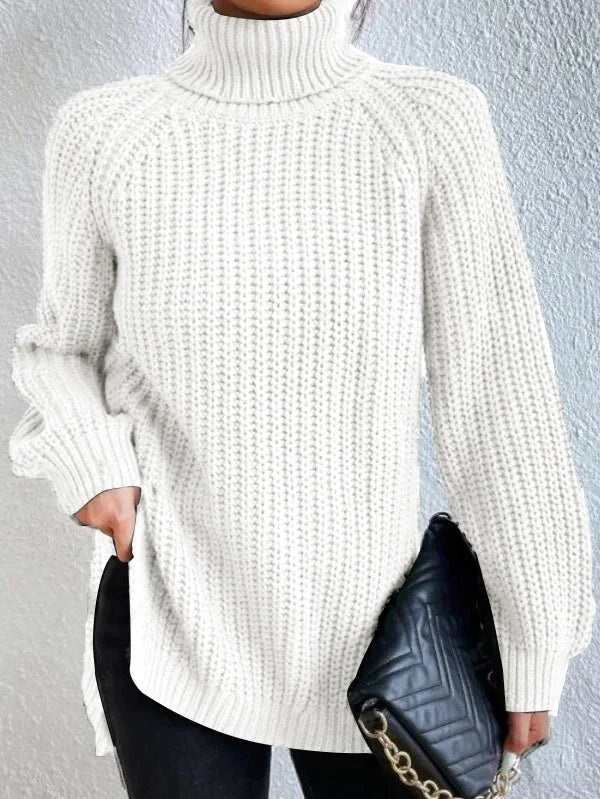 Celestine | Rollkragenpullover mit Mikro-Stretch und lässigem Schnitt für den Alltag