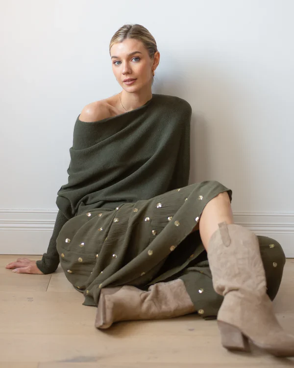 Celestia | Pullover mit Asymmetrischem Design und Atmungsaktivem Stoff für Frauen