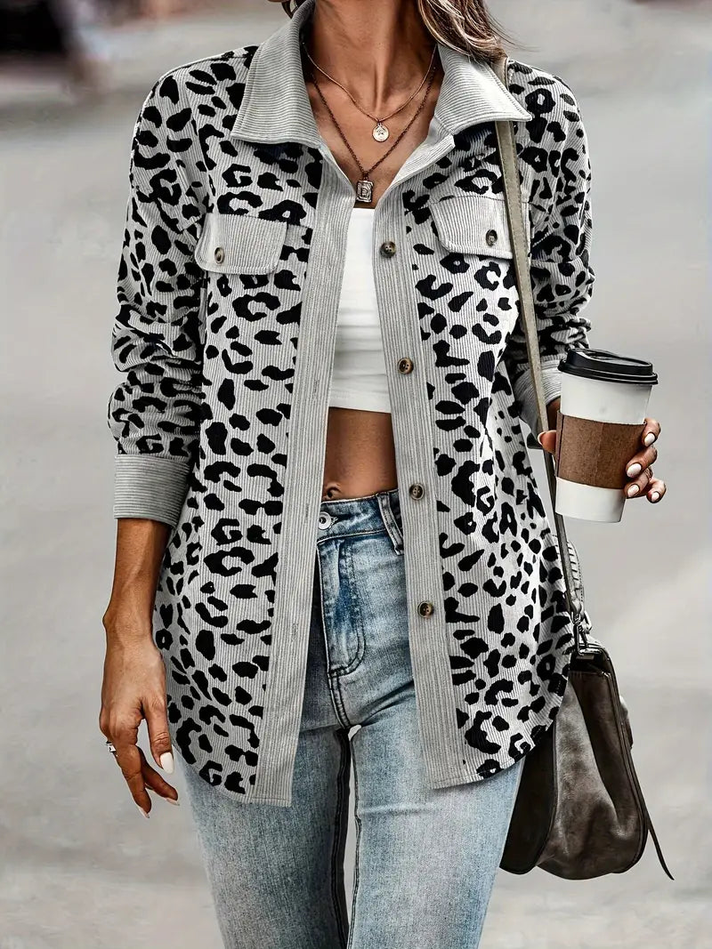 Luna | Leoparden-Jacke mit Stilvollem Muster und Premium-Qualität für Damen