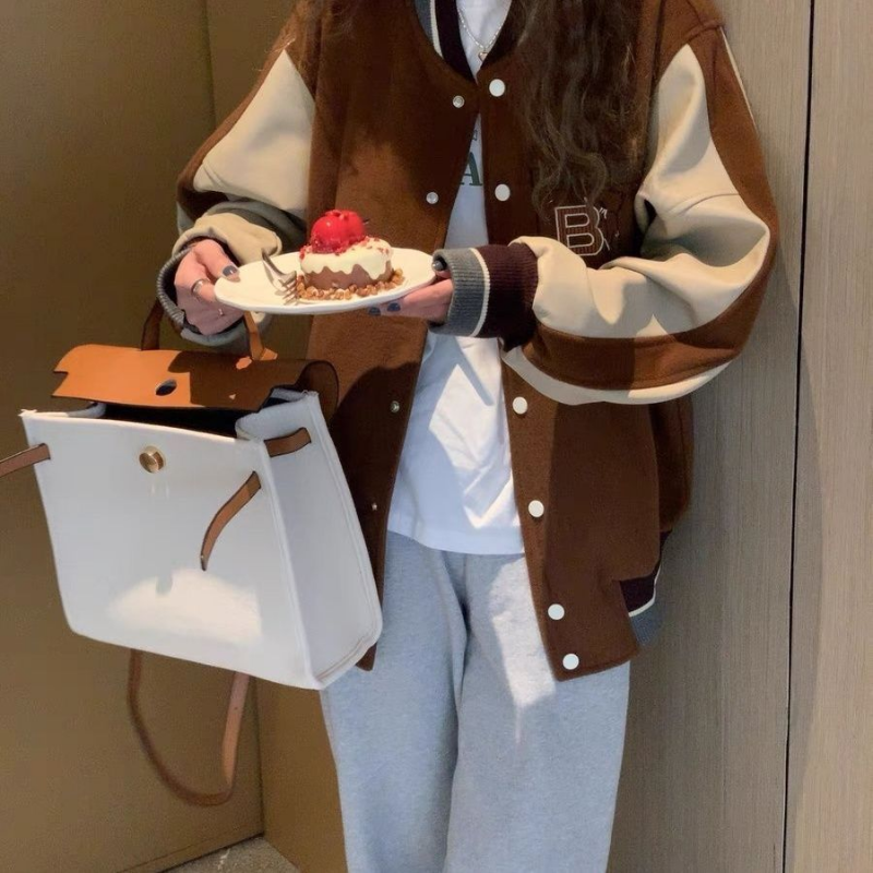 Liana | Baseballjacke mit Lässiger Eleganz und Retro-Stil für Damen