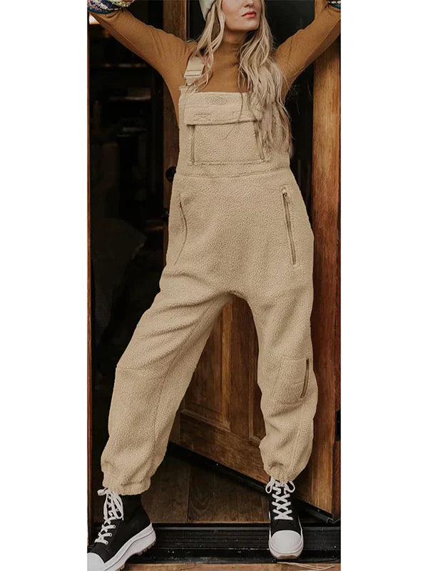 Celestia | Thermo-Overall mit Reißverschlusstaschen und elegantem Design für Damen