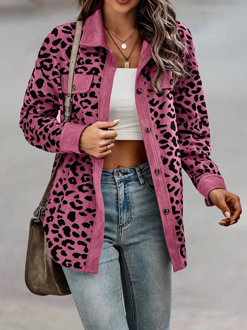 Luna | Leoparden-Jacke mit Stilvollem Muster und Premium-Qualität für Damen