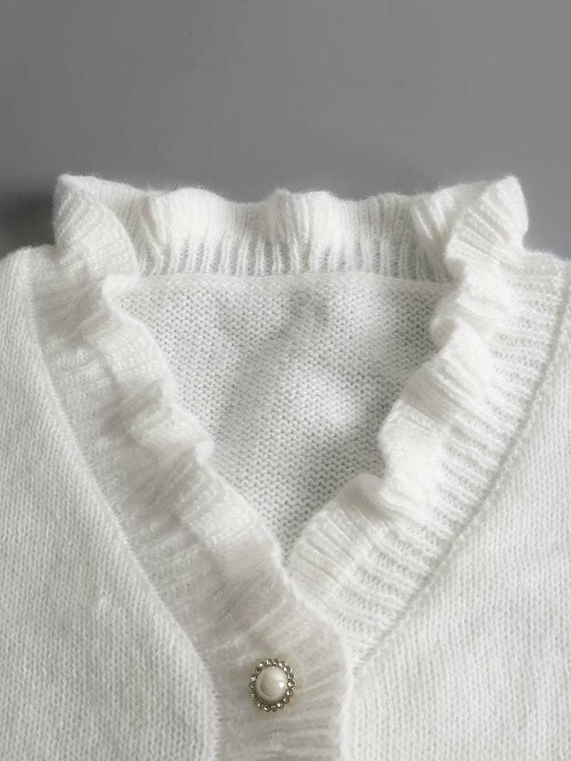 Maris | V-Ausschnitt Pullover mit Eleganten Details für Frauen