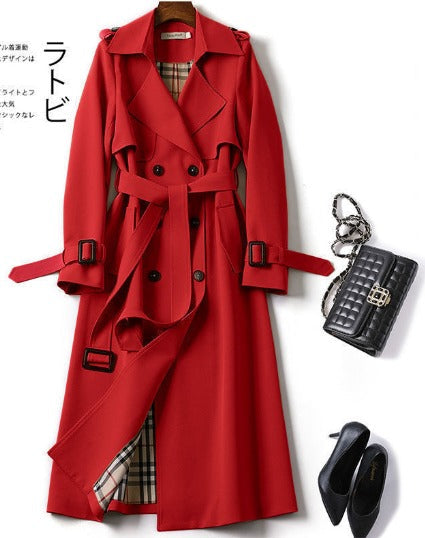 Celestia | Trenchcoat mit zeitlosem Stil und wetterfestem Design für Frauen