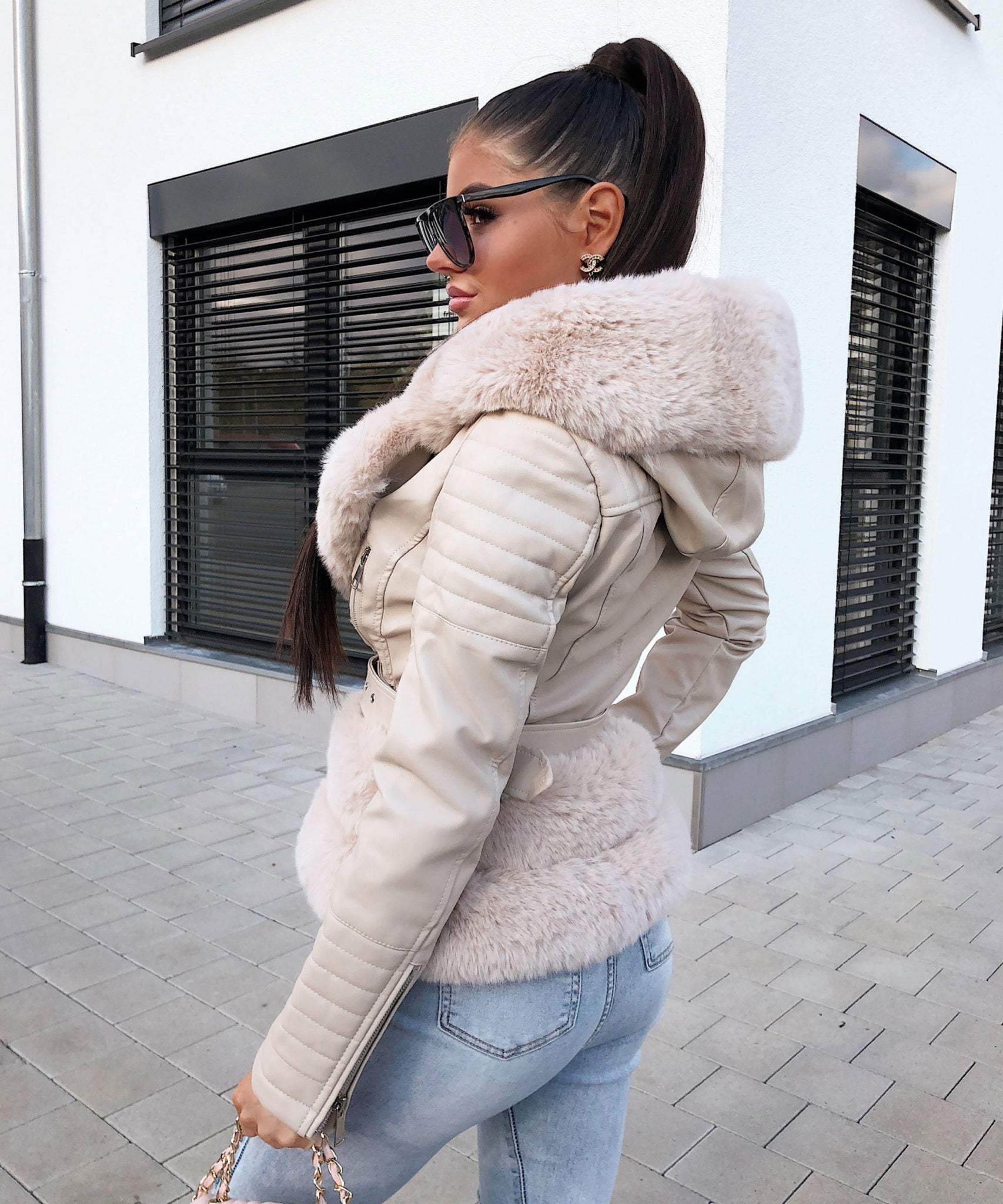 Liora | Jacke aus Kunstpelz mit Regulärer Passform für Frauen