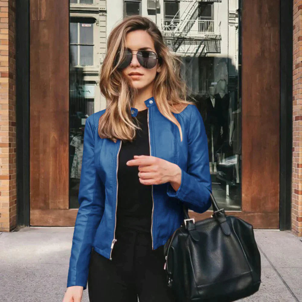 Isabella | Lederjacke mit zeitgemäßem Design und vielseitiger Eleganz für Damen