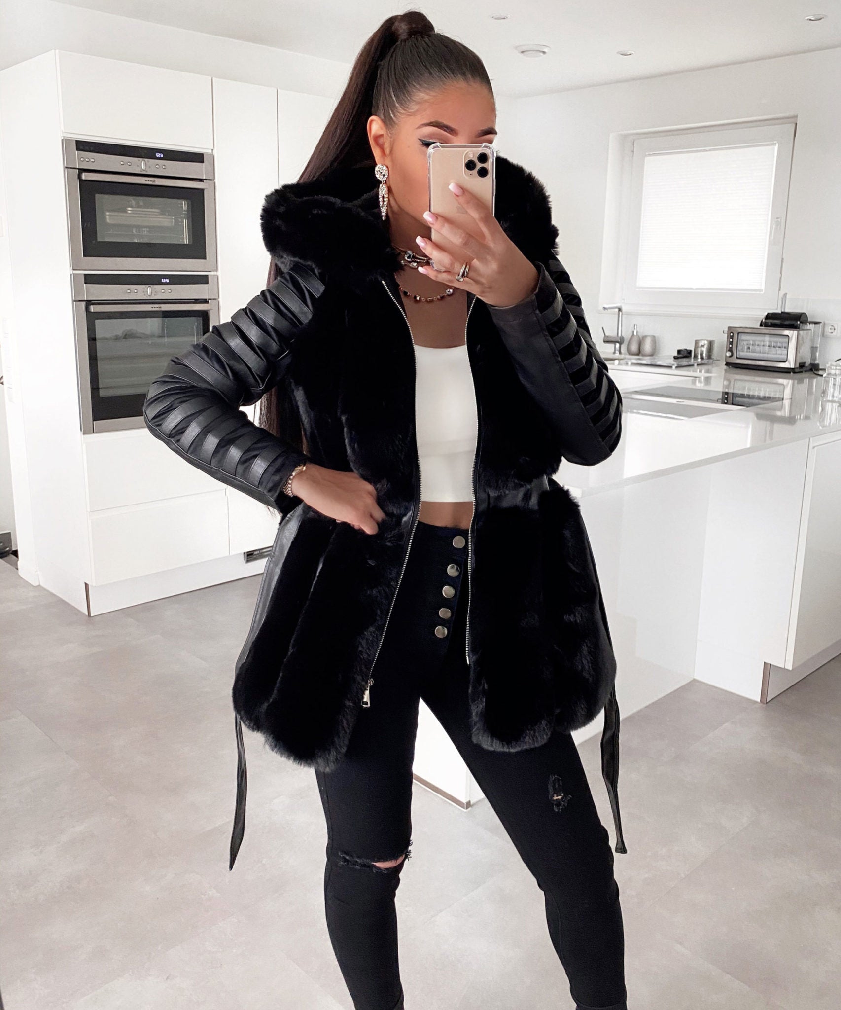 Liora | Jacke aus Kunstpelz mit Eleganter Passform für Frauen