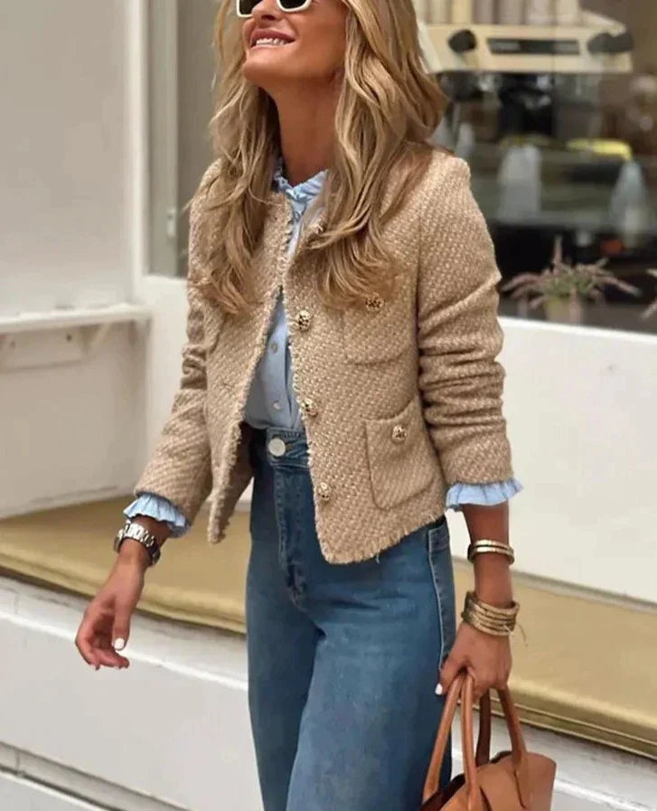 Amara | Jacke mit Eleganter Passform und Stilvollen Taschen für Damen
