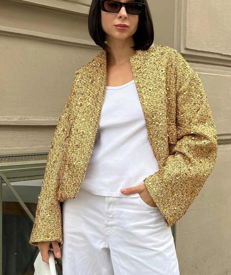 Celestia | Jacke mit Glamourösen Pailletten für Frauen