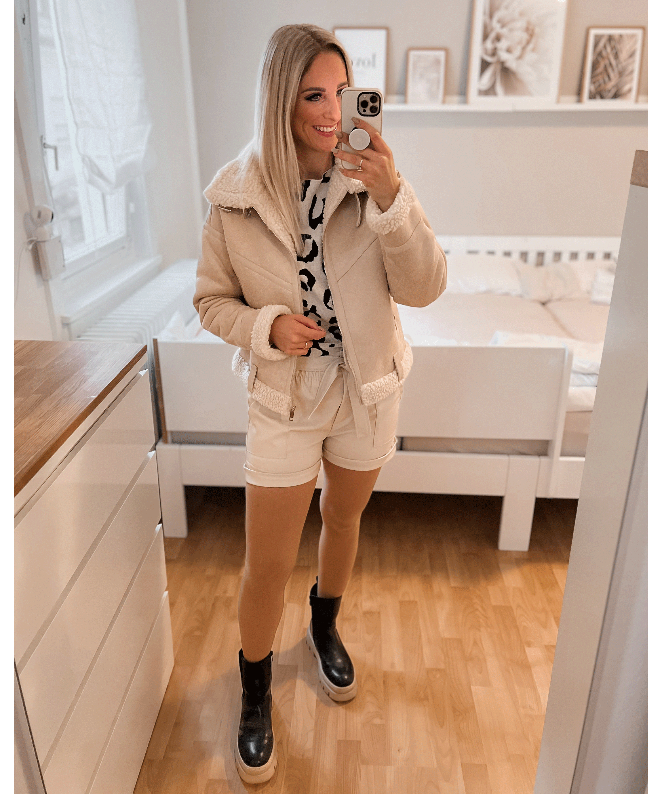 Lyra | Jacke mit Kuscheligem Kunstfell für Frauen im Winter