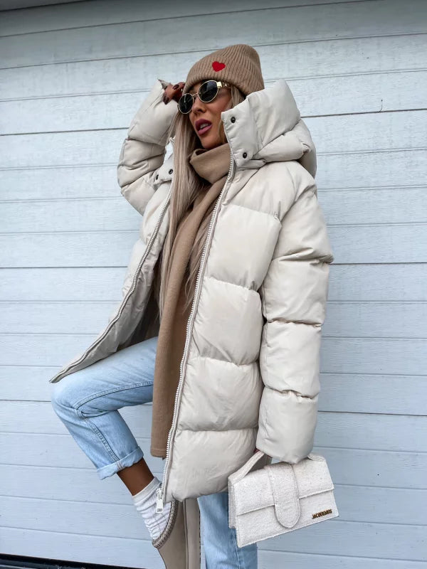 Mabel | Damenmantel mit zeitloser Eleganz und hervorragender Wärme für den Winter