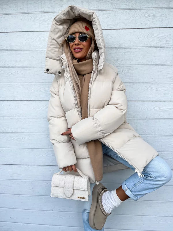 Mabel | Damenmantel mit zeitloser Eleganz und hervorragender Wärme für den Winter