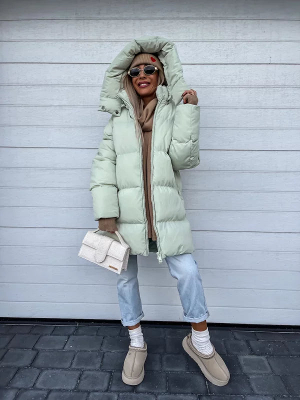 Mabel | Damenmantel mit zeitloser Eleganz und hervorragender Wärme für den Winter