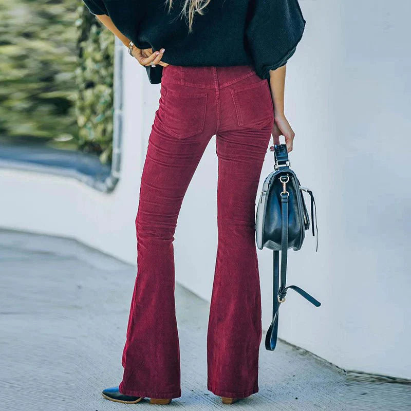 Luna | Palazzo-Hose mit Bequemem Schnitt und Hoher Taille für Damen