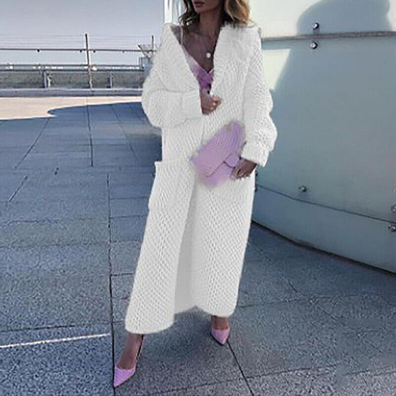 Liana | Langer Cardigan mit Wasserdichtem Material und Stilvollem Look für Frauen