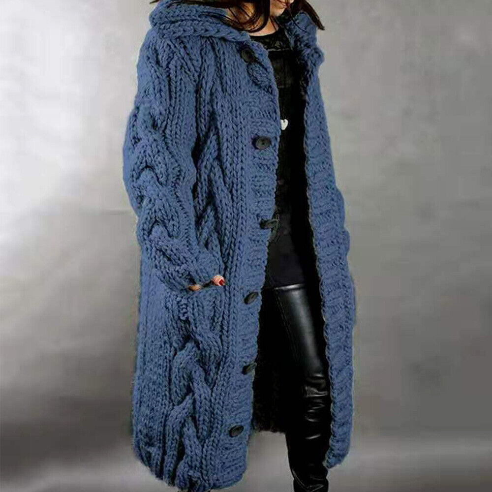 Livia | Strickjacke mit Wasserdichtem Material für Damen