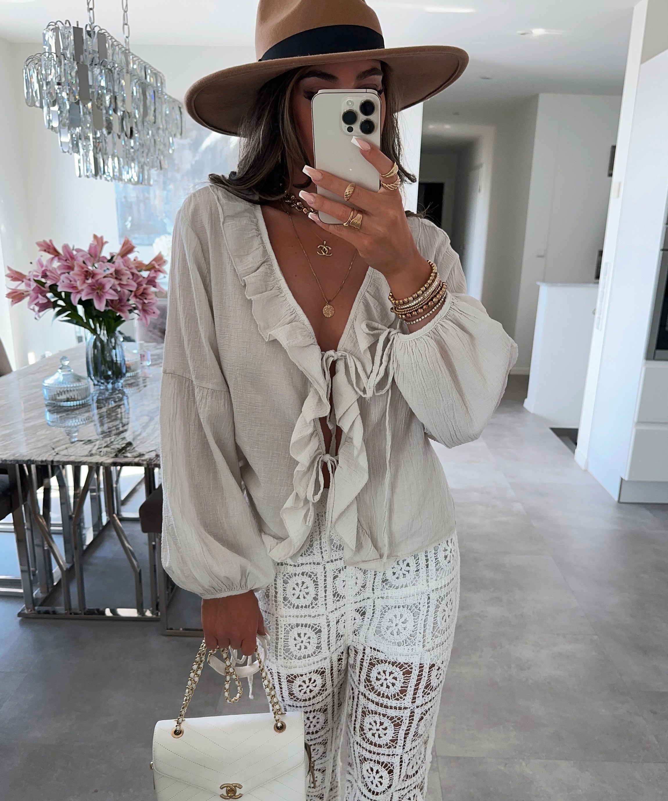 Allegra | Bluse aus 100% Baumwolle mit Stil und Eleganz für Damen