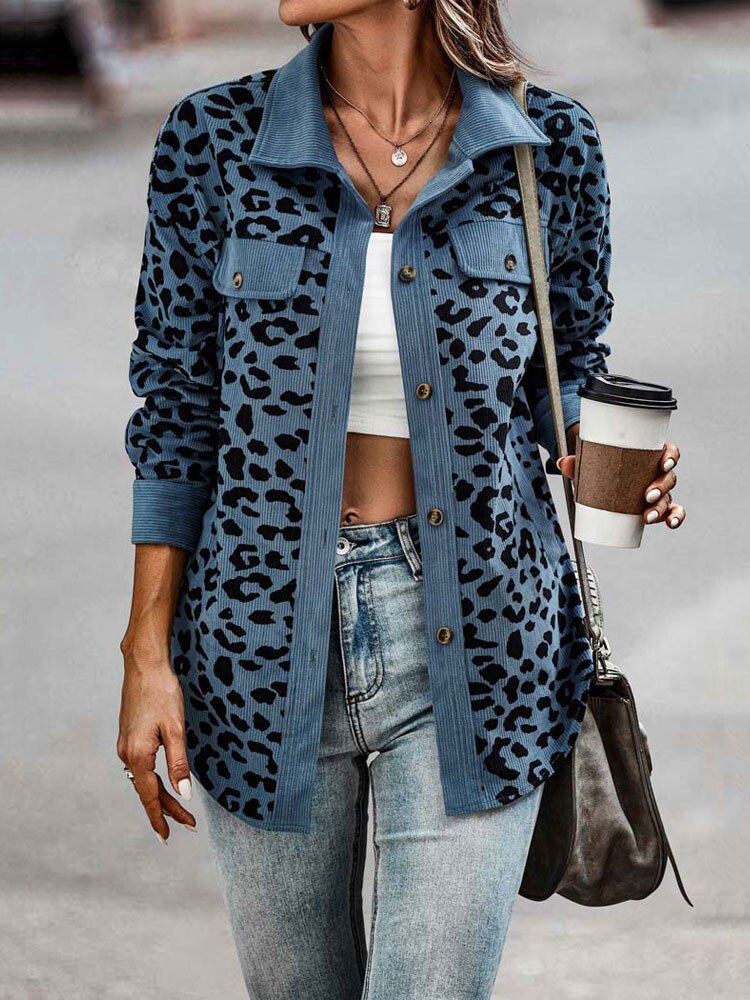 Lia | Jacke mit Trendigem Leopardenmuster und Stilbewusstsein für Frauen