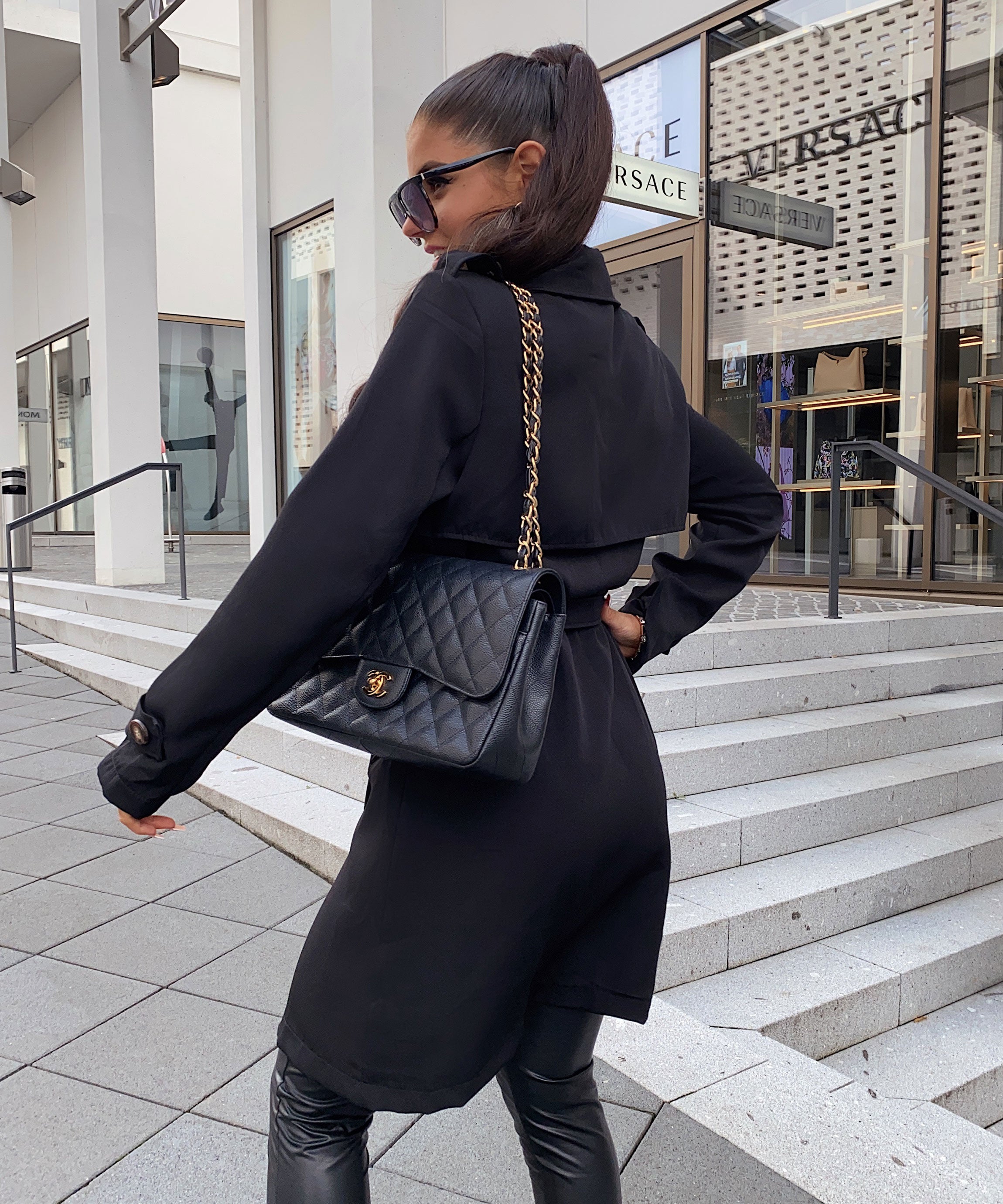 Leona | Trenchcoat aus leichtem Stoff mit schlanker Passform für Damen