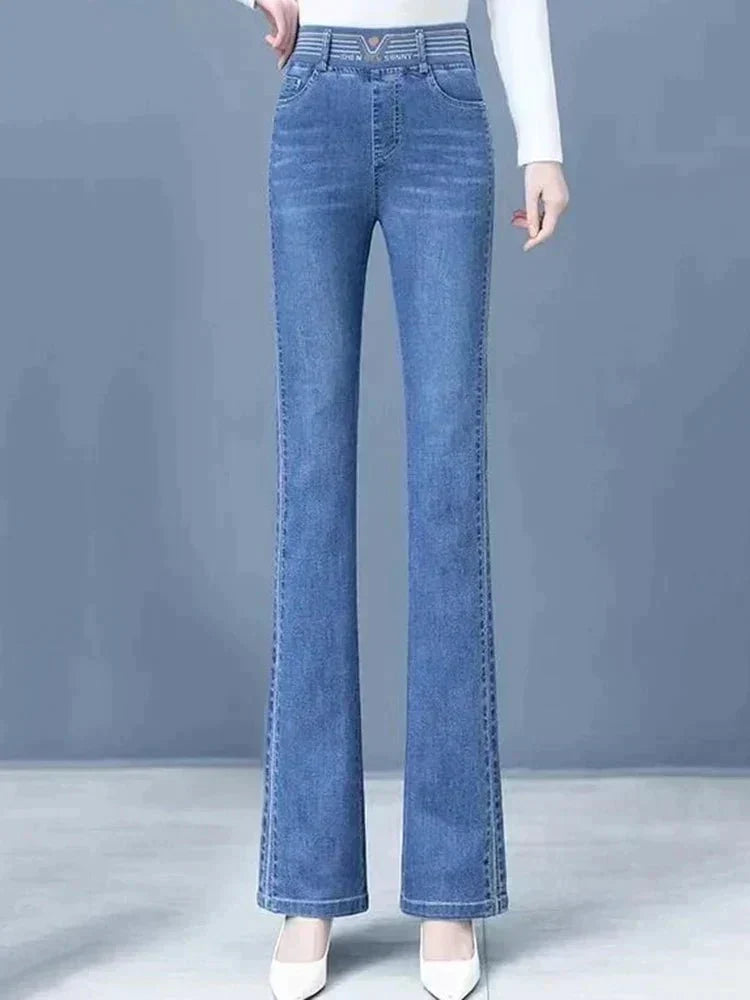 Livia | Vintage-Jeans mit Hohem Bund und Bequemem Stretch für Damen