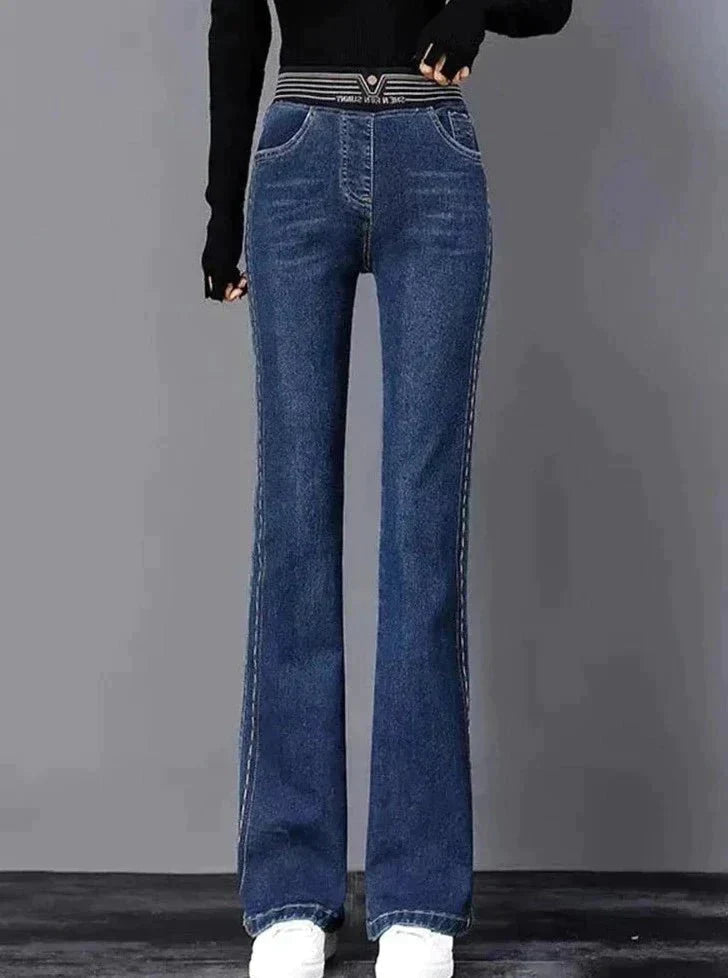 Livia | Vintage-Jeans mit Hohem Bund und Bequemem Stretch für Damen