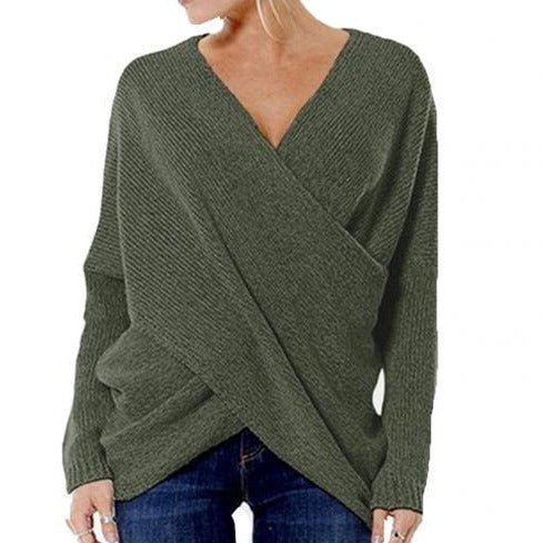 Seraphina | Pullover mit Schickem Kreuzdesign und Luxuriösem Stoff für Damen